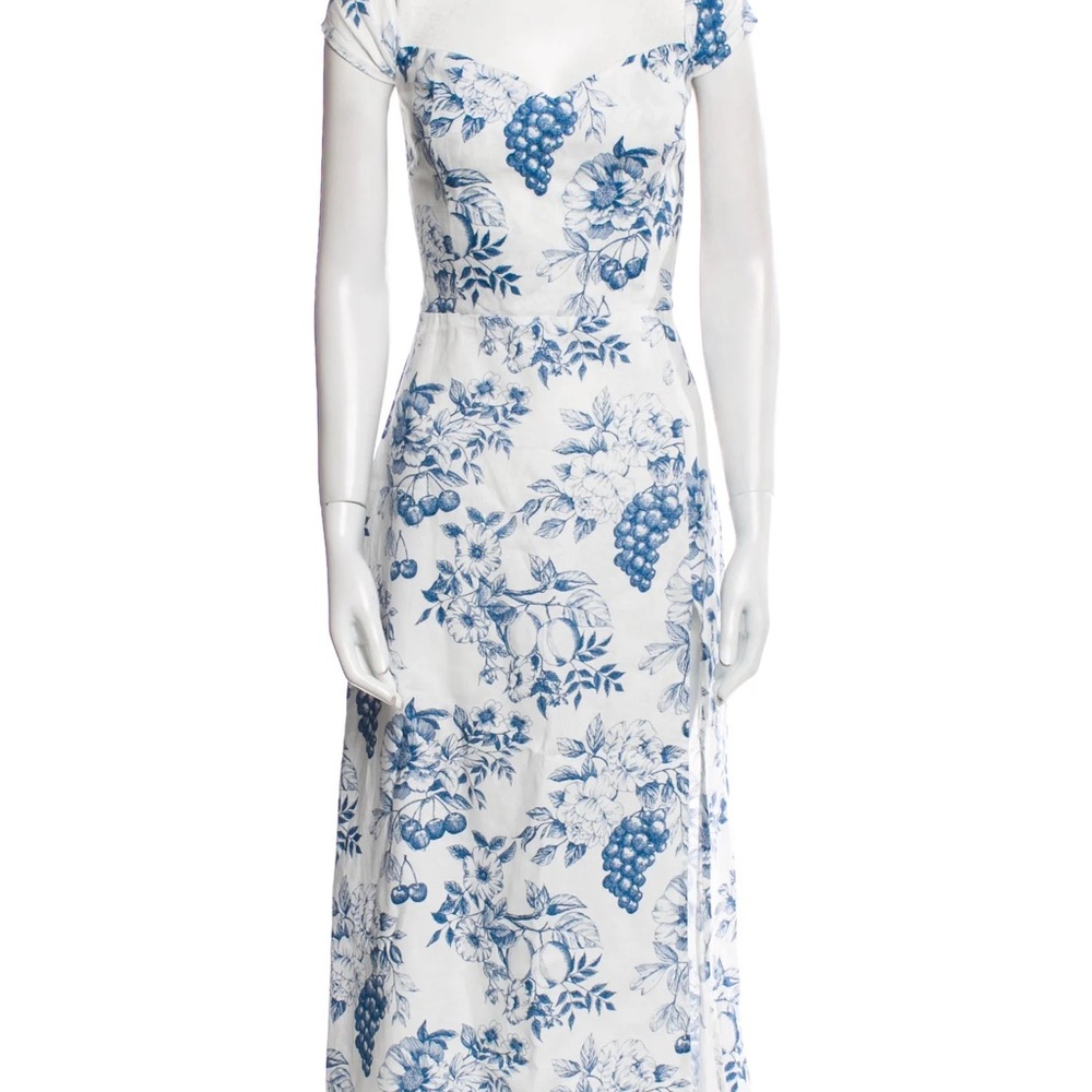 Reformation bridgton linen dress
